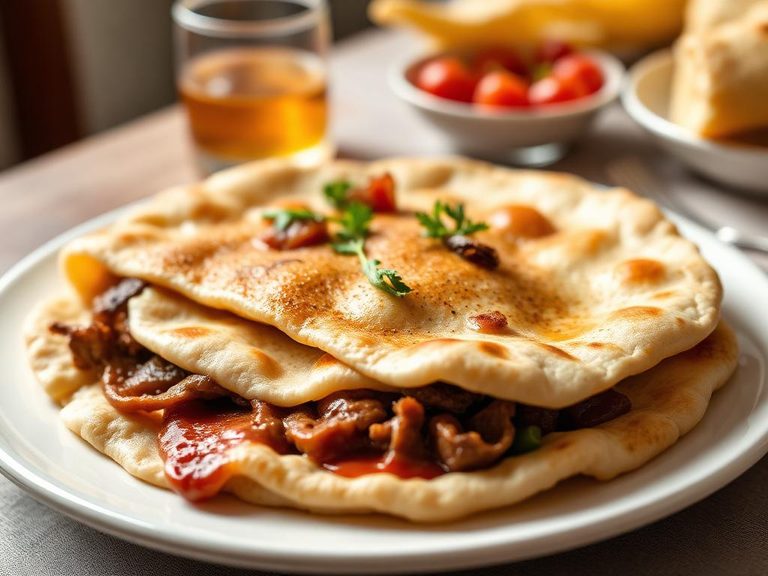 Turkish Pide with Meat
