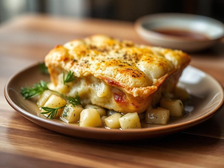 Turnip Gratin with Cheese