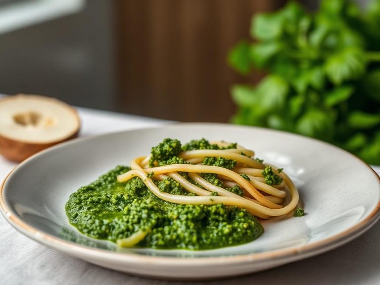 Turnip green pesto