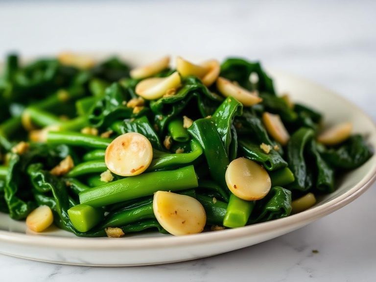 Turnip Greens with Garlic