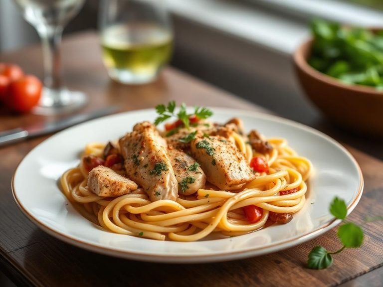 Tuscan Chicken Pasta
