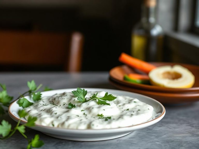 Tzatziki (using plain yogurt)