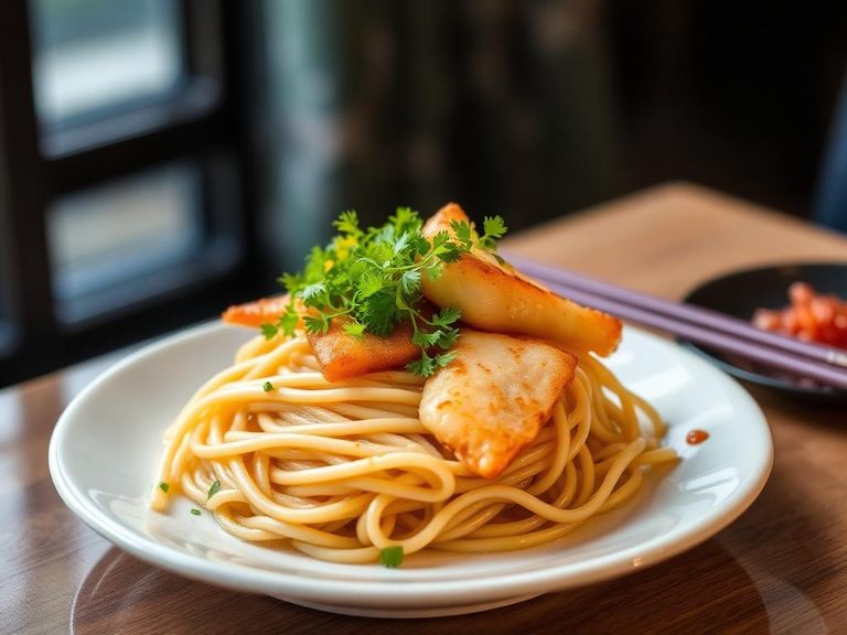 Udon with Fish Cake