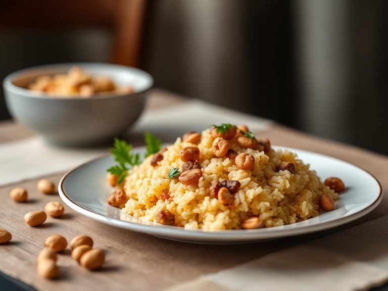 Upma with Peanuts