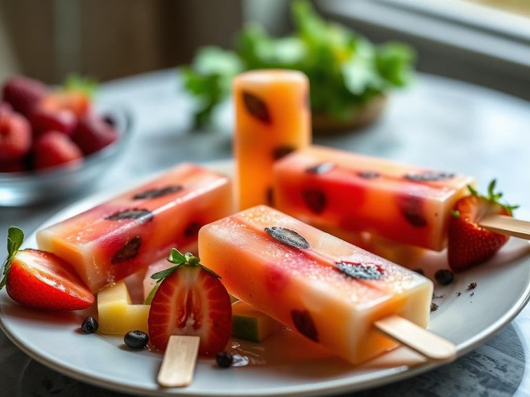 Used as a base for fruit and vegetable popsicles