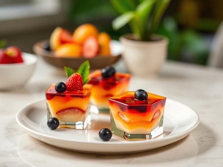 Used as a base for fruit-based gelatin desserts