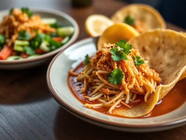 Used as a crunchy topping for soups and tacos