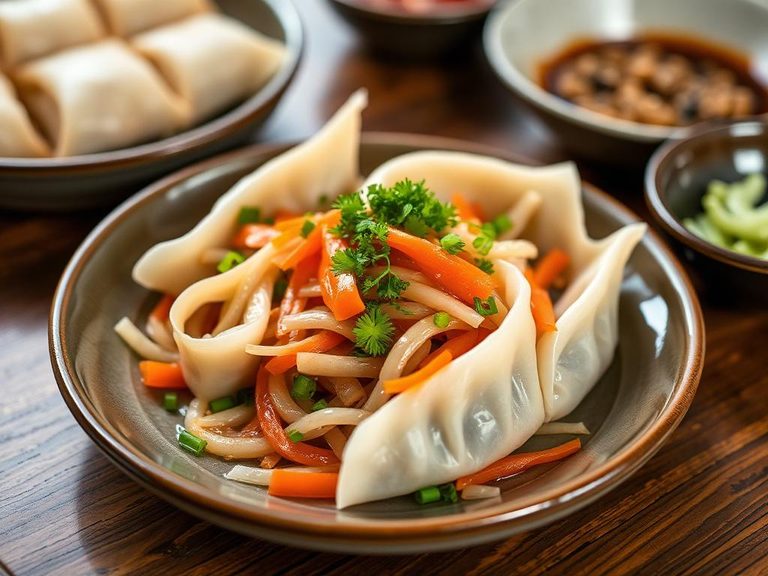 Used as a filling for dumplings or spring rolls