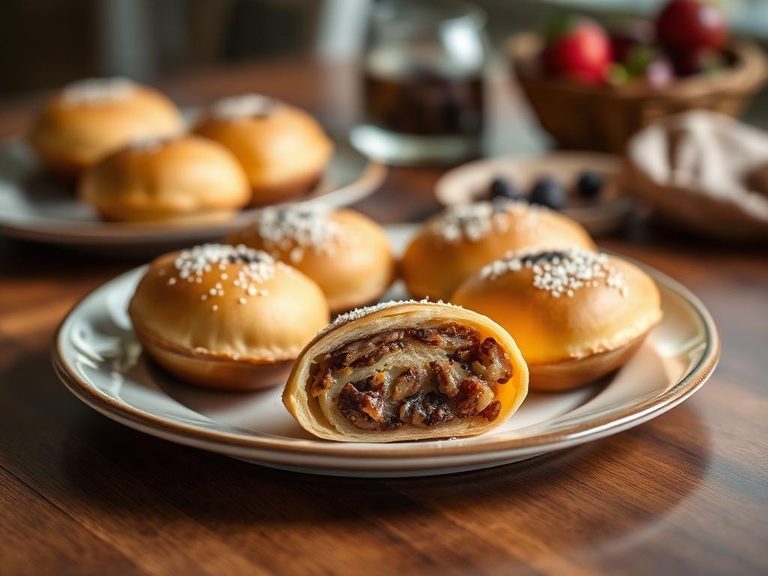 Used as a filling for soft, baked pastries.