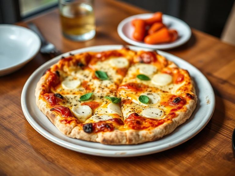 Used as a low-carb pizza crust base