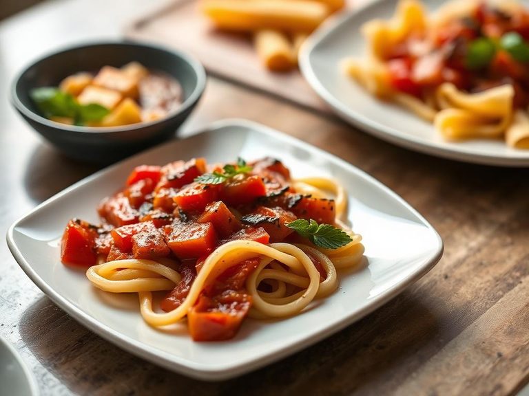 Used as a sauce for soft pasta shapes