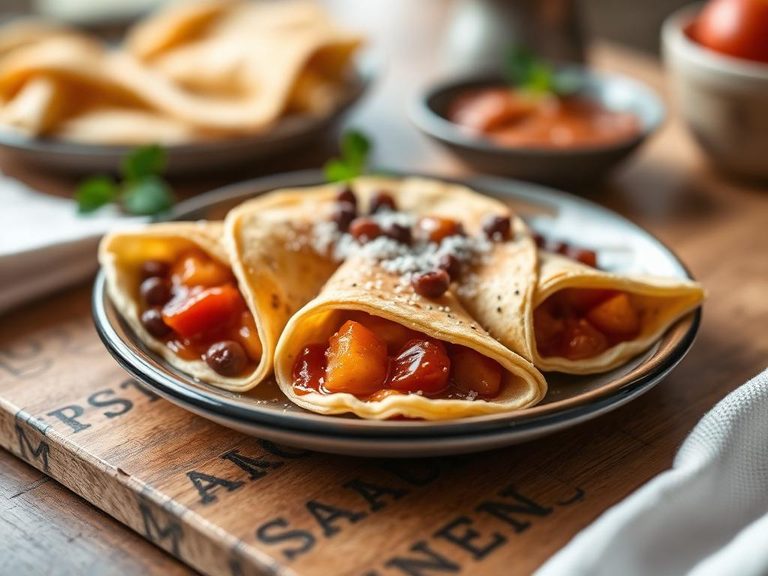 Used as a sweet filling in small pancakes or crepes