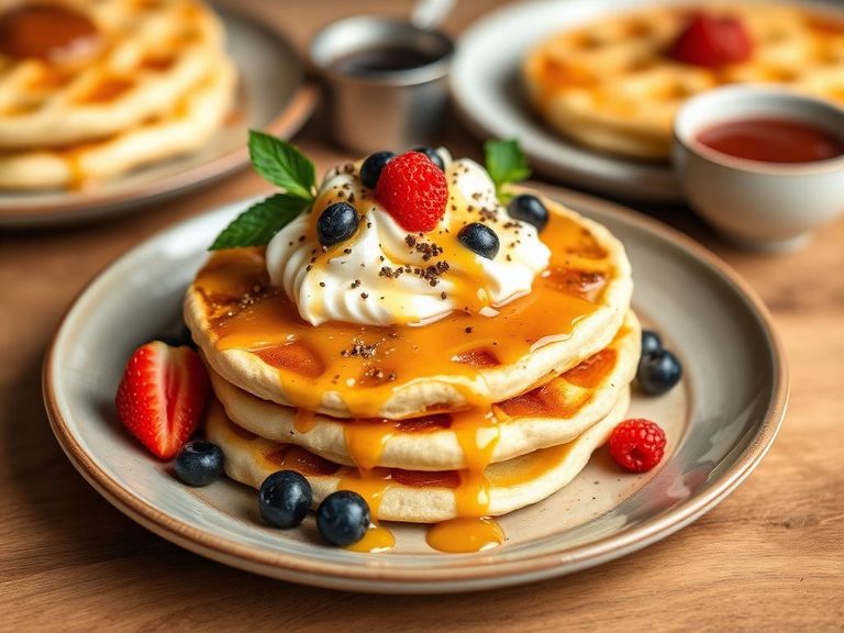 Used as a topping for soft pancakes or waffles