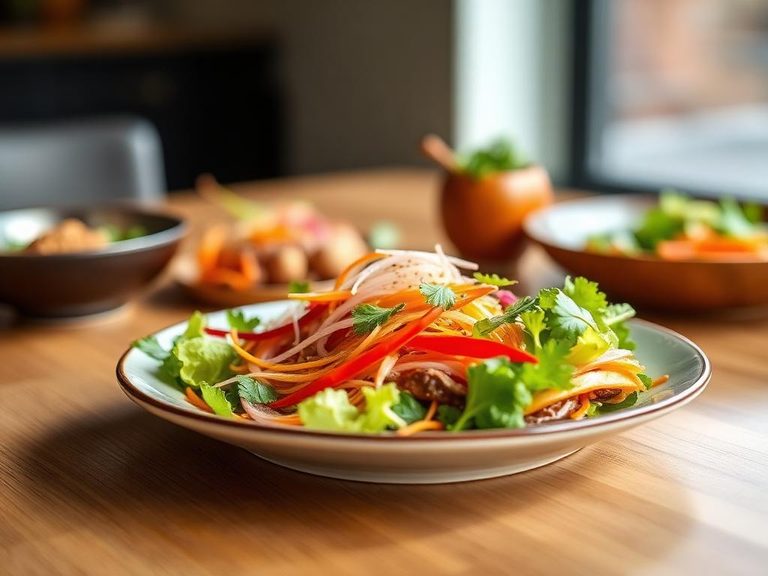 Used in Thai or Vietnamese salads .