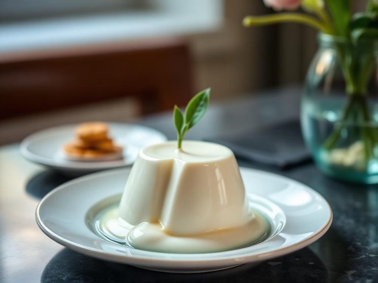 Vanilla bean panna cotta