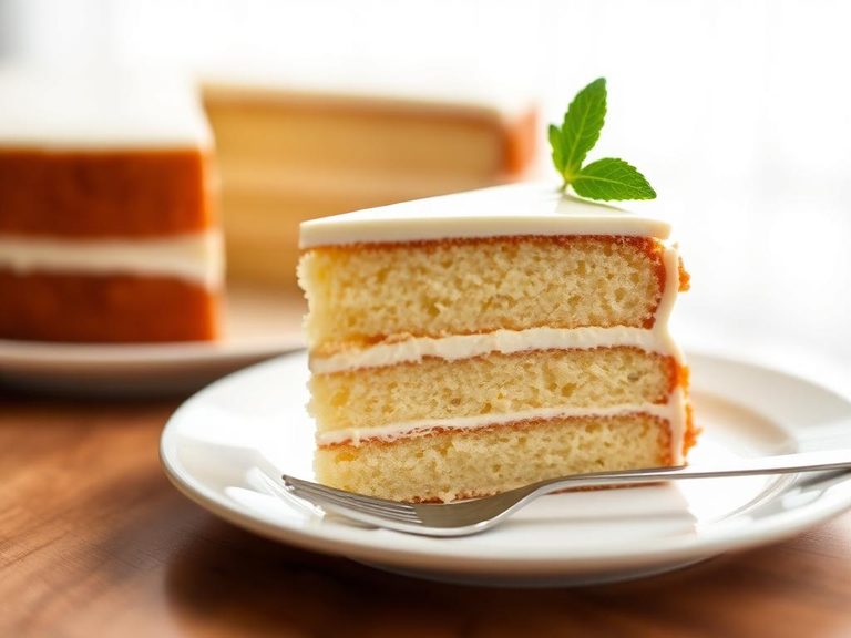 Vanilla layer cake