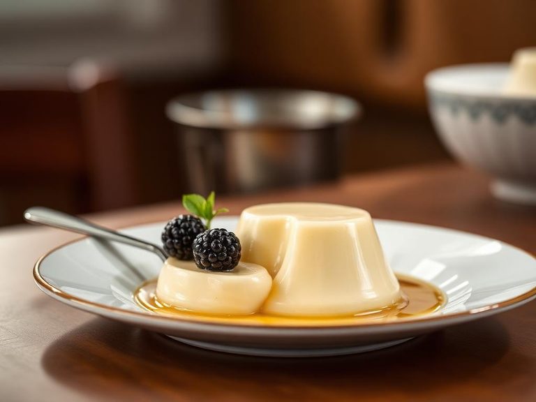 Vanilla Rennet Pudding