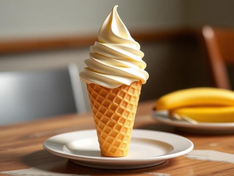Vanilla Soft-Serve Cone