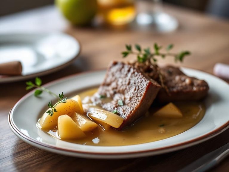 Veal and Apple Purée