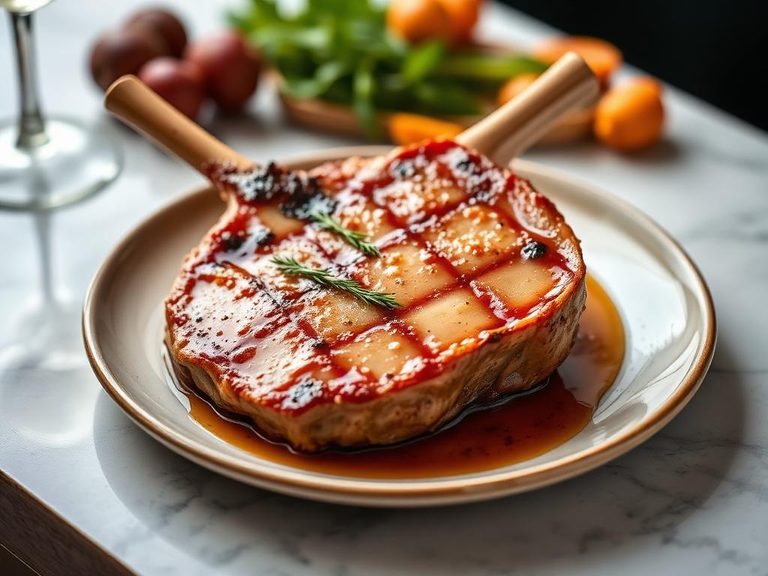 Veal Chop Saltimbocca