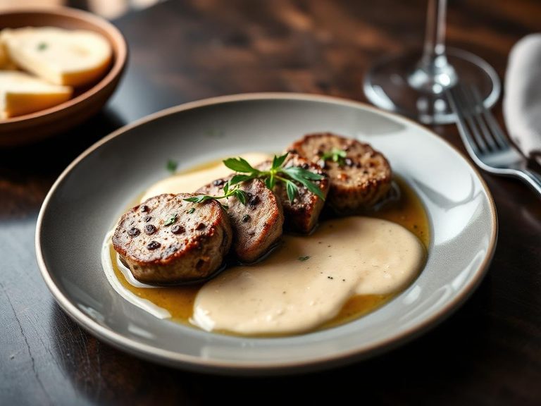 Veal Medallions with Pan Sauce