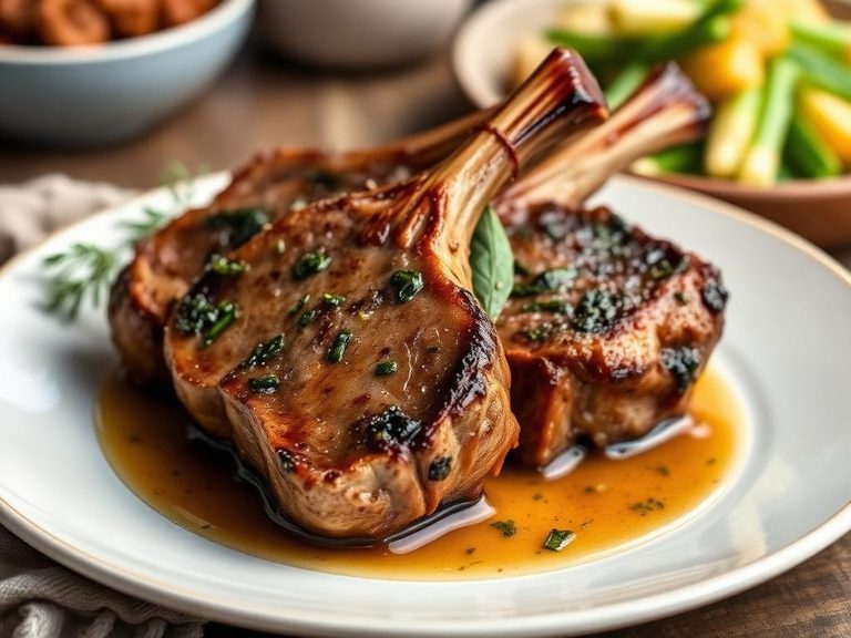 Veal Rib Chops with Sage and Brown Butter