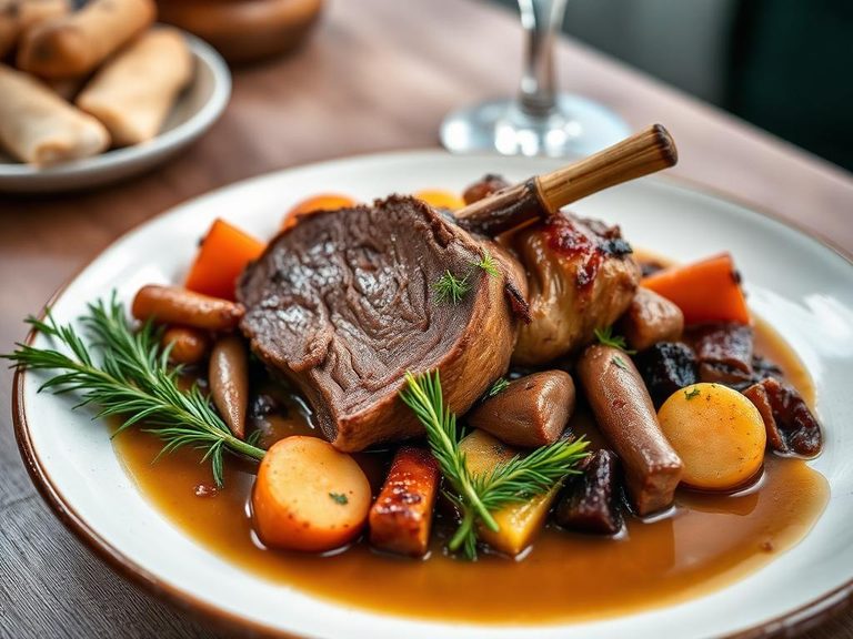 Veal Roast with Root Vegetables