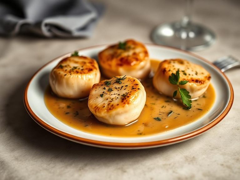 Veal Scallops in Marsala Sauce