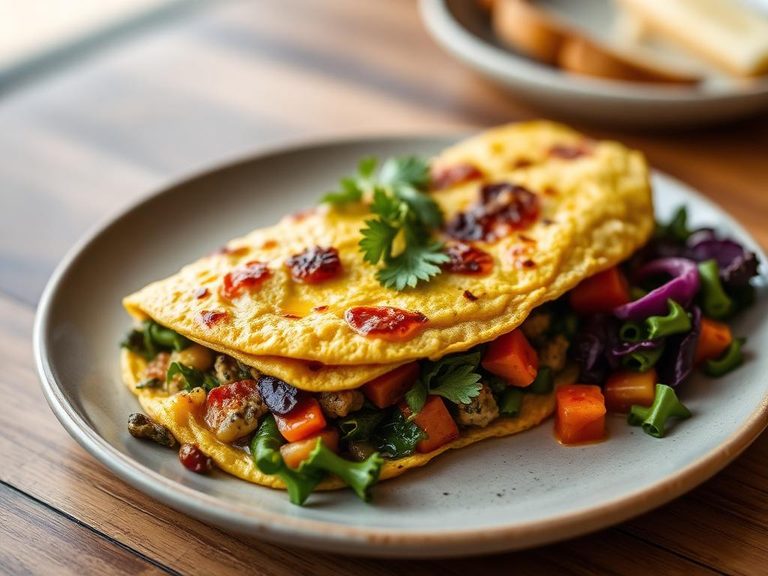 Vegan omelet
