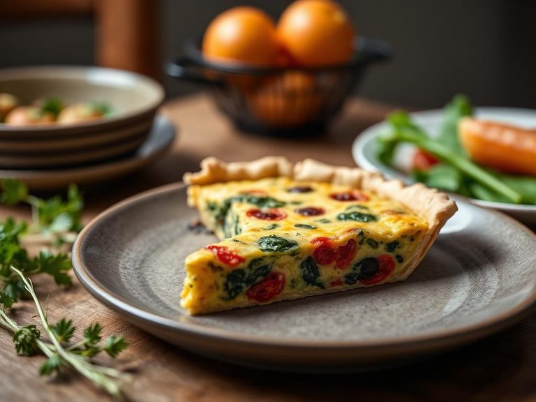 Vegan quiche
