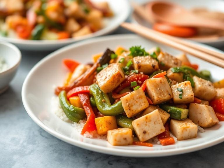 Vegetable and Tofu Stir-Fry
