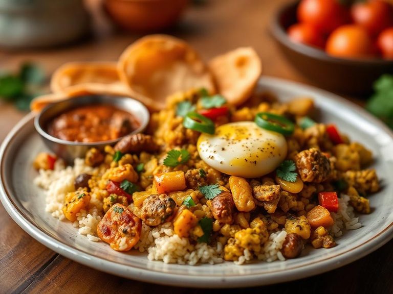 Vegetable Egg Bhurji
