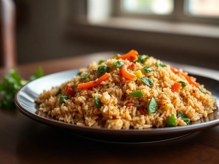Vegetable Fried Brown Rice