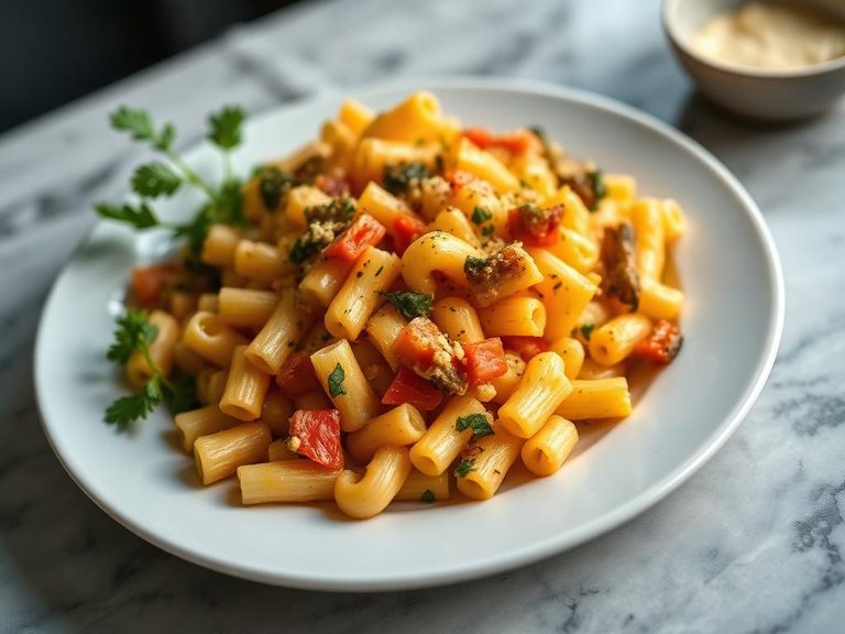Vegetable Macaroni and Cheese