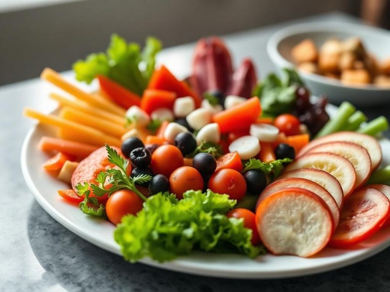 Vegetable platter (crudités)