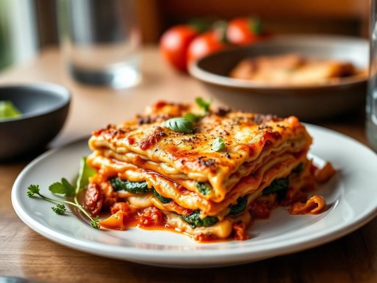Vegetarian lasagne