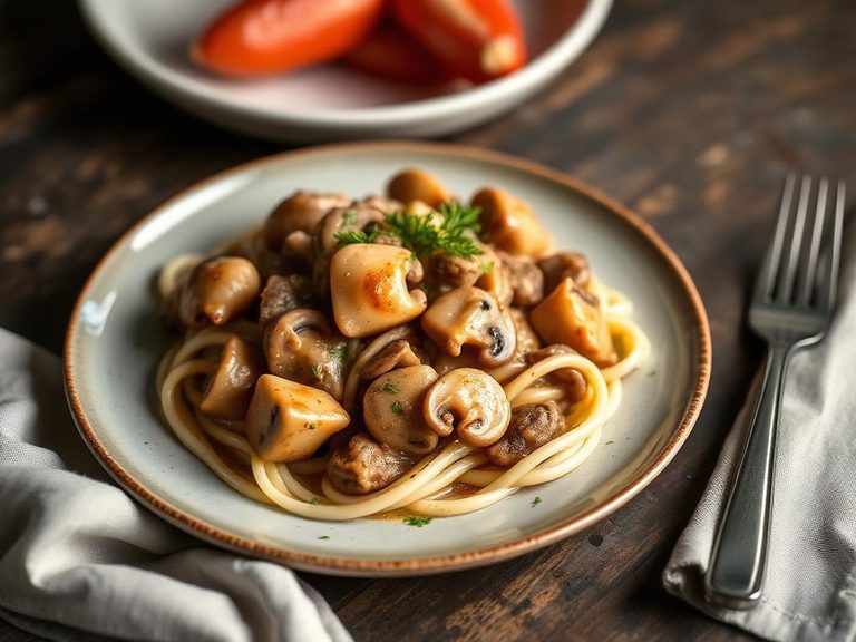 Vegetarian Stroganoff