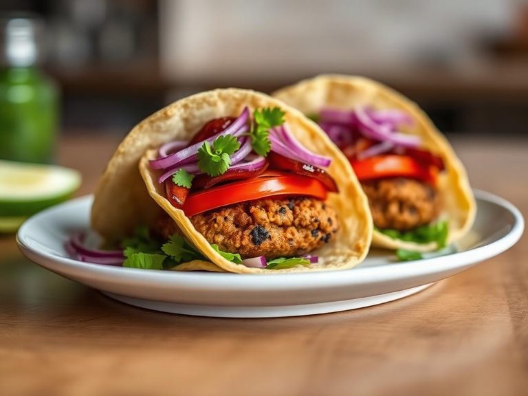 Veggie Burger Tacos