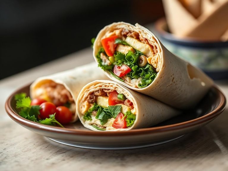 Veggie Hummus Wrap