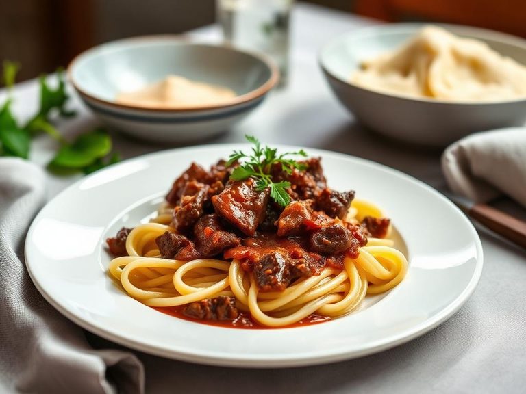 Venison Ragu with Pappardelle