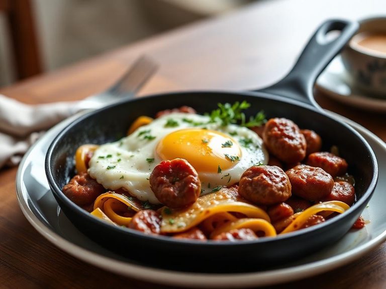 Venison Sausage Breakfast Skillet