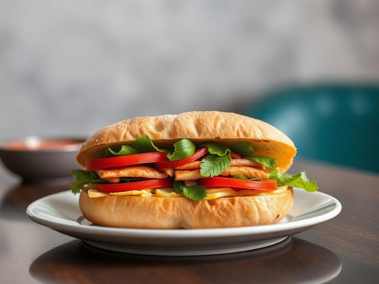 Vietnamese bánh mì sandwich