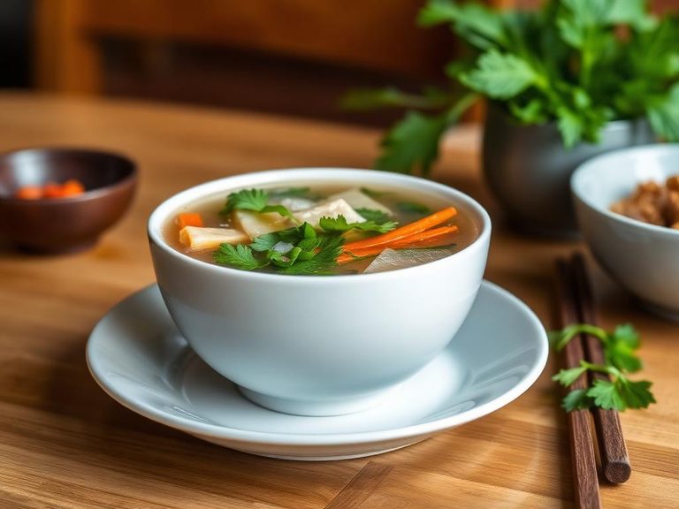 Vietnamese Clear Vegetable Soup