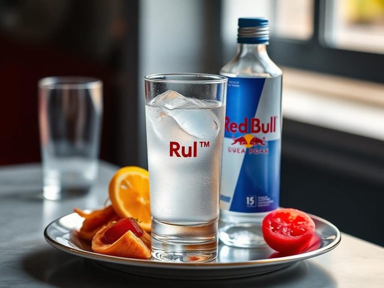 Vodka with Sugar-Free Red Bull