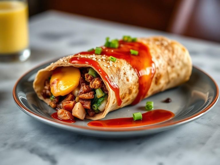 Waffle Breakfast Burrito
