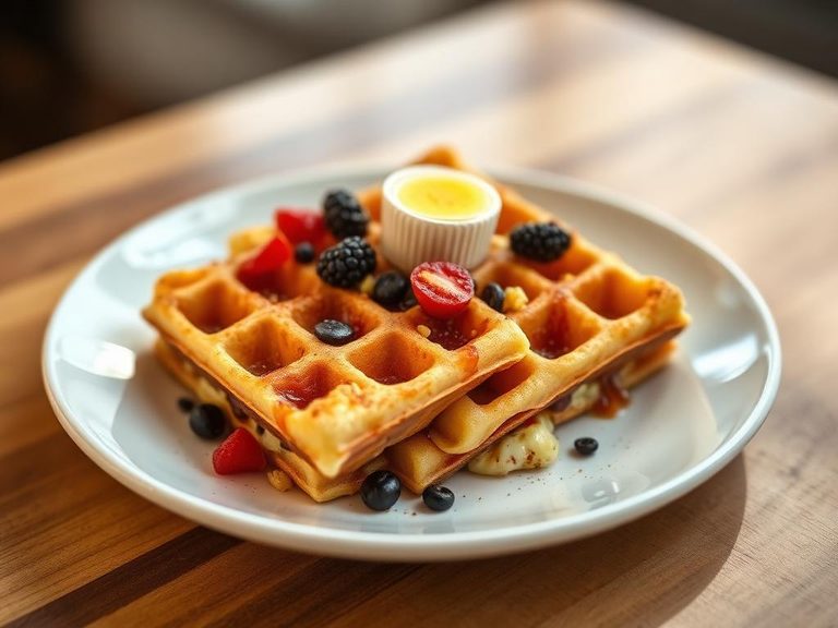 Waffle Breakfast Casserole