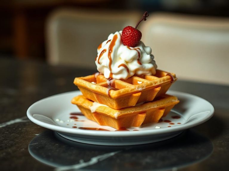 Waffle Cone Sundae