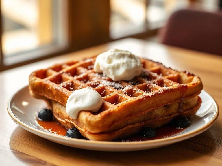 Waffle French toast
