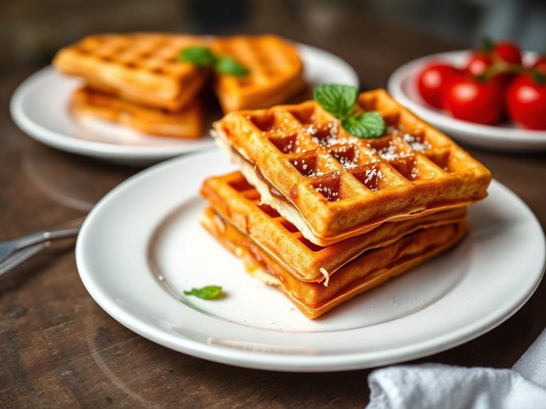 Waffle iron panini