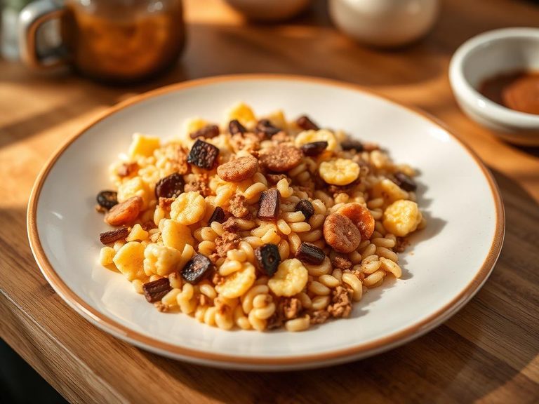 Warm breakfast cereal